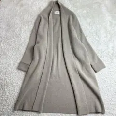 IENA ウール カシミヤ ニット ガウン ロング カーディガン コート