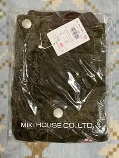 新品未使用 mikihouse ミキハウス コーデュロイパンツ カーキ 130