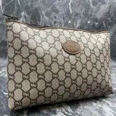 【美品】GUCCI グッチ　クラッチバッグ　ポーチ　GGスプリーム　グッチプラス
