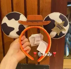 香港ディズニー　トイストーリー　ウッディ　カチューシャ