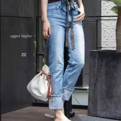 ❀︎upper hights❀︎THE ELENA デニムパンツ【22】