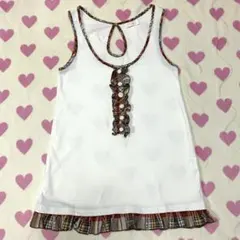 LIZLISA フリル タンクトップ