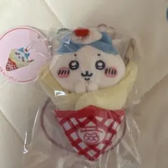 ちいかわクレープくじ　ハチワレマスコット&ハンカチ