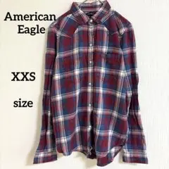 アメリカンイーグル 美品 チェックシャツ XXSサイズのサムネイル