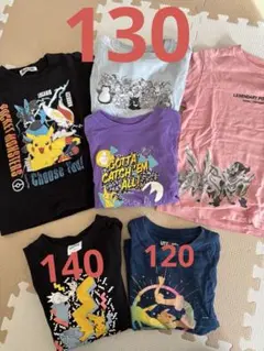 ポケモン Tシャツ6枚セット
