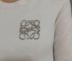 購入前にコメントください°シルバーのエレガントブローチ