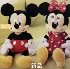 新品✨ミッキーマウス・ミニーマウス ぬいぐるみセット 約23cmプレゼント用にも