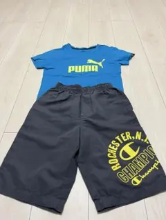 PUMA TシャツとChampionショートパンツセット 130のサムネイル