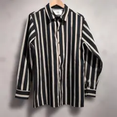 CASPER JOHN ストライプ柄 長袖シャツ Mサイズのサムネイル