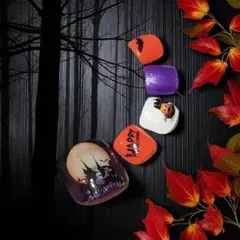 【ジェルネイルチップ】まとめ買いが得★ハロウィンフットネイル