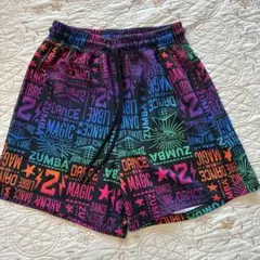 ZUMBA WEAR 総柄ショートパンツ XSサイズのサムネイル