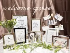 豪華ウェディングウェルカムスペースまとめ売りミールヘーデン風ゴールド系グリーン