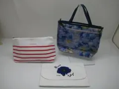 CLARINS クラランス 　ノベルティ　ポーチ 　3点セット