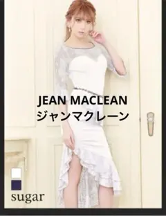 JEAN MACLEAN ジャンマクレーン　アシメトリーレースドレス