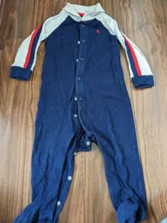 ラルフローレン　脚付き　長袖ロンパース　シンプル　ユニセックス　オールシーズン