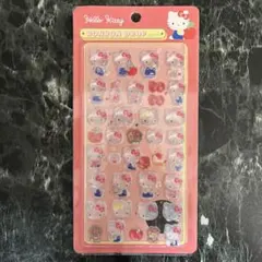 ハローキティ 3D ぷっくりシール クリア 立体 ボンボンドロップ キティちゃん