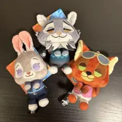 ズートピア2 ＆youマスコット ニック ジュディ パウバード 3体セット