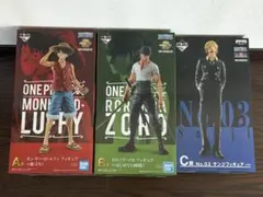 ワンピース　一番くじ　Ａ．Ｂ．Ｃ賞　ルフィ　ゾロ　サンジ　セット