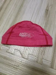 セントラルスポーツの赤スイムキャップ M