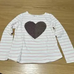 エイチアンドエム　H&M 長袖　カットソー　スパンコール　140