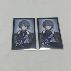 2ndAnniversary ランダムチェキ風カード 小柳ロウ 箔押しサイン付き