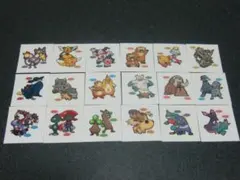 １８枚セット　ポケモン　デコキャラシール　第一パン