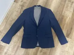 ネイビー テーラードジャケット 2つボタン