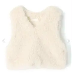 【Ballsey】トゥモローランド プードルファー Vネックベスト Tomorrowland BALLSEY / トゥモローランドボールジー | プードル