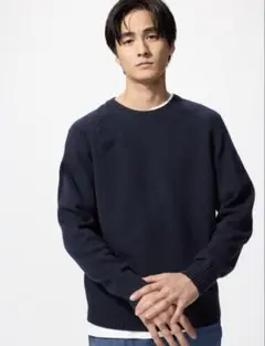UNIQLOラムクルーネックセーター