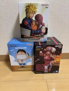 NARUTO ワンピース フィギュア 3点セット