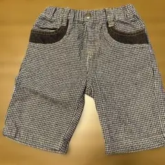 チェック柄ハーフパンツ 95cm