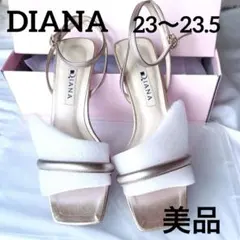 DIANA ダイアナ ストラップサンダル ゴールド　23cm 23.5cmのサムネイル
