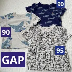 baby gap 犬柄 Tシャツ 1歳半 2歳