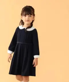 BEAMS mini / 2WAY レース襟 フォーマル ワンピース