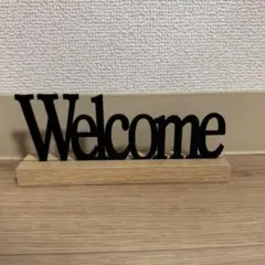 ウェルカムボード ブラック　置物