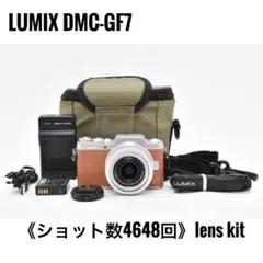 Panasonic LUMIX DMC-GF7W ブラウン (動作確認済み) - メルカリ