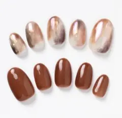 EVERNAIL ネイルチップ K Jewel Snow サイズM オーバル - メルカリ