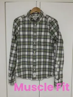 チェックシャツ　ボタンダウン　美品