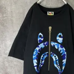 Bape Tシャツ ブラック XL シャークデザイン ゆるだぼ