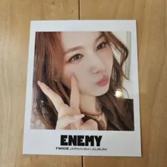 サナ SANA TWICE ENEMY ステッカー 限定box