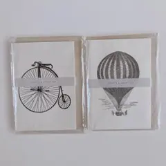 気球　自転車　イラスト　ノートのサムネイル