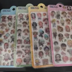 ワンピース クリスタルシール 5枚セット