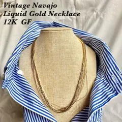 純銀製 ヴィンテージ ナバホ シルバービーズ ネックレス リキッド