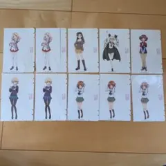 【レア品】ガールズパンツァー劇場版　ペーパーフィギュア　まとめ売り