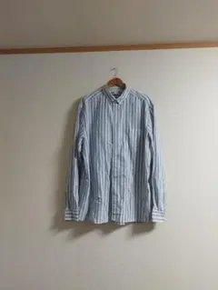 ストライプシャツ XLサイズ オーバーサイズ シンプル 春服