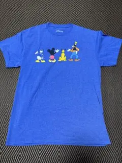 Disney ミッキー Tシャツ 青色