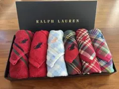 Ralph Lauren タオルハンカチ 6枚セット　ギフト