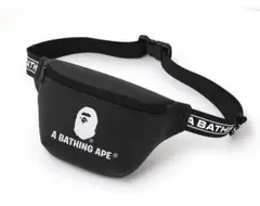 BAPE◆A BATHING APE／◆レザー調ウエストポーチ◆付録品ノベルティ
