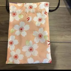 花柄巾着袋