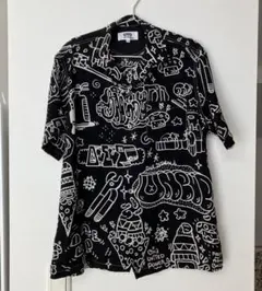 EVISU YAMANE アロハシャツ 道楽ルアー柄 40 グレー系 - メルカリ